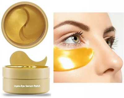 Gabbu GOLD EYE GEL PATCH for Dark Circles, Moisturizing Eye Serum Mask(60 g)