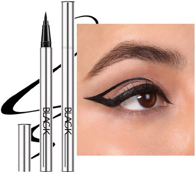 GULGLOW99 Long Stay Highly Pigmented Sketch Pen Smudge Proof Eyeliner 2 g(BLACK)