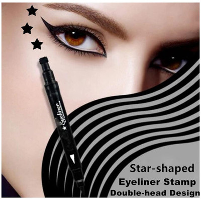 ADJD super Eyeliner Star Pattern 2 in 1 star eyeliner 2.5 g(BLACK)