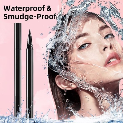 AMOSFIA Eyeliner Pen Sketch Pen Style Waterproof Long Lasting Formula 2.5 g(BLACK)