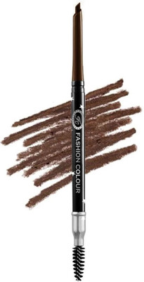 FASHION COLOUR INTENSIFYING FILL-IN BROWLINER EYELINER Pencil I WATERPROOF, ALL DAY LONG, NATURAL MATTE FINISH,DERMATOLOGY TESTED EYELINER, SOFT AND SMOOTH EYEBROW Definer (02 Chocolate Brown) 3.5 g(02 Chocolate Brown)
