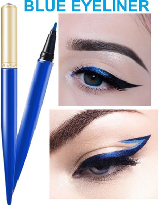 AFARAXIA Colorful Liquid Metallic Glitter Sparkling Liquid eyeliner sketch 2 g(Blue)