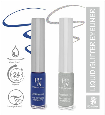 HIGHLIGHT NAILS HN-EL1-CMB (EL1-02) (EL1-11) 6 ml(AZURE BLUE::PEARL WHITE)