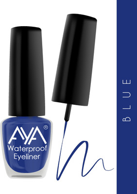 AYA 24 Hrs Long Lasting & Waterproof Eyeliner | Smudge Proof Eye Makeup 5 ml(Blue)