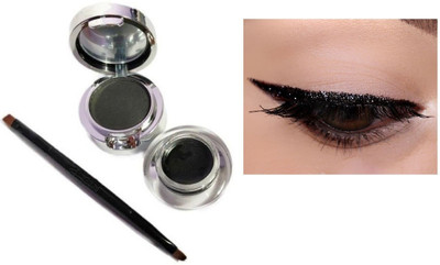 YAWI 2In1 Eyeliner & Eyebrow Powder Smudge-Proof 7 g(black)