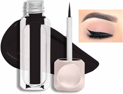 YAWI New Liquid Waterproof Glitter Eyeliner Metallic Shimmer Eyeshadow For Eyemakeup 3.5 g(Black)