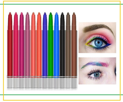 Amaryllis BEST MATTE FINISH MULTI COLOR KAJAL LINER FOR COLORFUL EYES 12(MULTICOLOR, 24 g)
