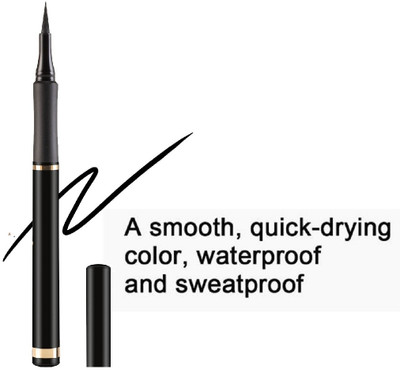 FELICECHIARA eyeliner liquid Long Lasting liner pen Sketch Pen Style Jet Black 5 g(BLACK)