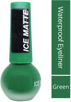 GABBU Drama Waterproof Eyeliner | Matte Finish | Smudge-Proof GREEN 3.5 ml(GREEN)