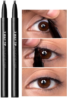 ADJD Eyeliner Eyebrow Multipurpose Sketch Pen 2.4 g(BLACK)