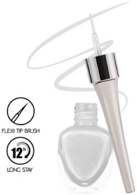 REIMICHI Metallic Liquid Eyeliner Waterproof Smudge-Proof & Long-Lasting 6 ml(METALLIC SILVER)