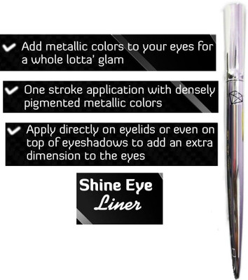 GFSU - GO FOR SOMETHING UNIQUE Liquid Pen Silver Liner 1.5 ml(Silver)
