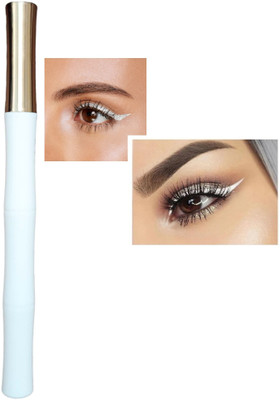 tanvi27 Liquid eyeliner New Bamboo Shape Pure White Water Proof 1.5 g(WHITE)
