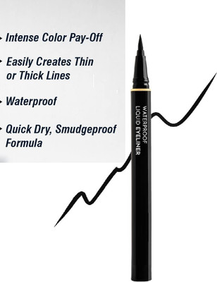 FELICECHIARA 3D Waterproof Eyeliner | Matte Finish | Smudge-Proof 5 g(BLACK)