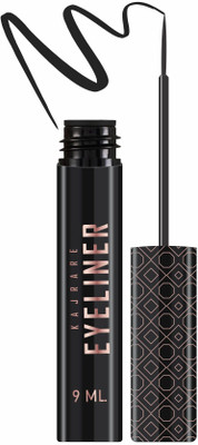 SILVI Intense Matte Finish | Quick Drying | Waterproof | SmudgeProof Super Black 9 ml(Super Black)