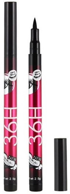 DARVING Black Eyeliner Sketch Pen Waterproof for Eye Makeup 3 g(black)