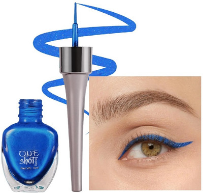 Yuency New Shimmery Liquid Eyeliners with a Smooth Fine Brush Tip And Sparkling 6 ml(BLUE)