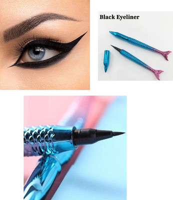 Sheny natural fish style eyeliner Water Proof Regular Eyeliner 5 ml(black)