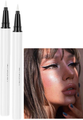ADJD Combo Sketch White Matte Finish Pen Smudge Proof Eyeliner 3 ml(white)