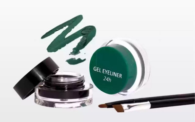 GFSU - GO FOR SOMETHING UNIQUE Water Proof 24 hour Smudge Proof Lasting Gel Eyeliner 8 ml(Black, Green)