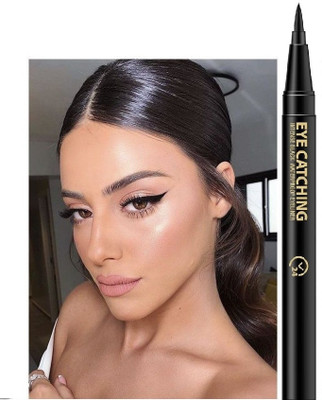 THTC Eyeliner: smudge-proof and water-proof liquid eyeliner black 1.5 g(Black)