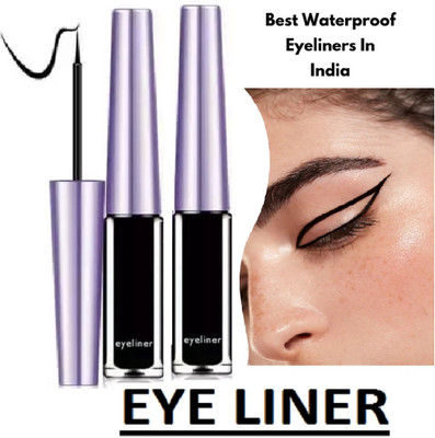 Latixmat Waterproof & Flake Free Long Stay For 24H Eyeliner Combo 16 ml(Black)