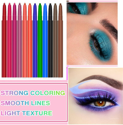 NADJA Smudgeproof Long Lasting Multicolor Eyeliner Set 18 g(MULTICOLOR)