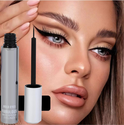 Yuency Long Stay Liquid Eyeliner Natural Black Finish 6 ml(Black)