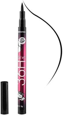 baalshree upharshree best waterproof 36hour black dark eyeliner 2.5 g(BLACK)