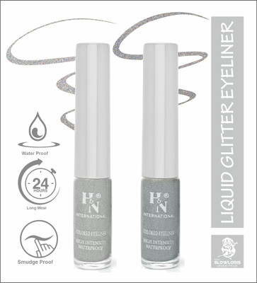 HIGHLIGHT NAILS HN-EL1-CB (EL1-11 ) ( EL1-14) 6 ml(PEARL WHITE::SILVER)