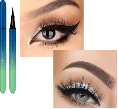 AFARAXIA Black Sketch Eyeliner Long Lasting, Water-Proof for cat eyes look 1.5 ml(Black)