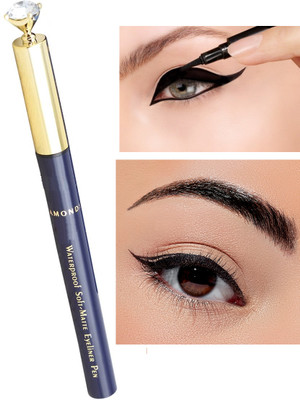 GABBU Matte Eyeliner 24hr long wear, Waterproof fine tip 1.2 g(BLACK)