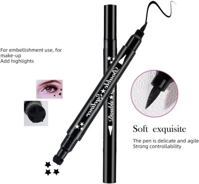 Sheny Liquid Eye Liner | Black | Long Lasting | Matte Finish | Smudge Proof 20 ml(black)