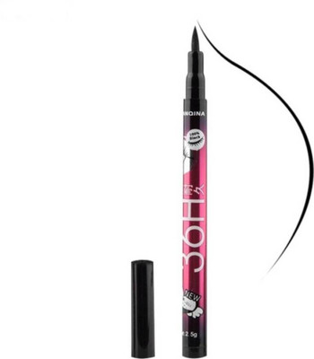 Teepzeey 36H Precision liquid Eyeliner Waterproof (Pack Of 6) 30 g(Black)