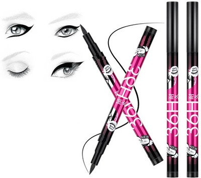 Luster Shine NEW PEN SKETCH EYELINER BLACK COLOR SMUDGE PROOF FORMULA 12 g(Black)