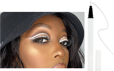 Amaryllis Matte Finish Kohl White sketch Eyeliner for girls 2 g(white)