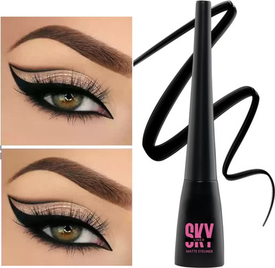 Yuency Matte Eyeliner| Highly Pigmented | Intense Matte | Smudge-proof 4.5 ml(BLACK)