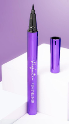 Yuency Super Matte Liquid Eyeliner Intense Black | 8 hour Long stay | Quick Drying 0.6 ml(DEEP BLACK)