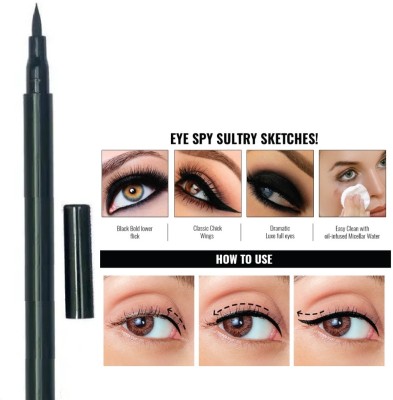 SEUNG Eye Makeup Waterproof&Smudge Proof Liquid Eyeliner 2.5 g(BLACK)