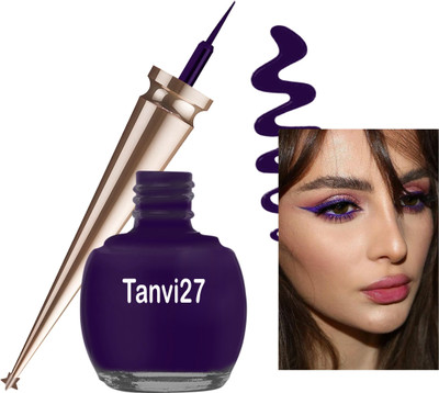 tanvi27 Purple Color Liquid Eyeliner With Quick Drying Formula 5 ml(Purple)