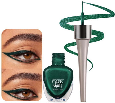 AEPRUY Waterproof Matte Liquid Eyeliner Smudge Proof And Long Lasting 6 ml(Dark Green)
