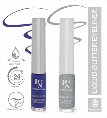 HIGHLIGHT NAILS HN-EL1-CB (EL1-13 ) ( EL1-14) 6 ml(ROYAL BLUE::SILVER)