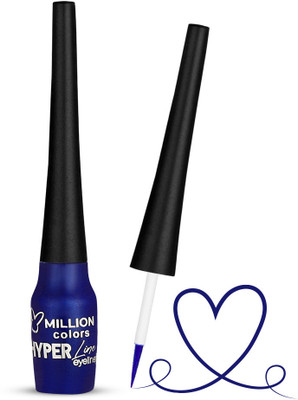 Million Colors Hyper Liquid Eyeliner Waterproof | Long Lasting | Smudge-Proof | Quick Drying 5 ml(MIDNIGHT 08)
