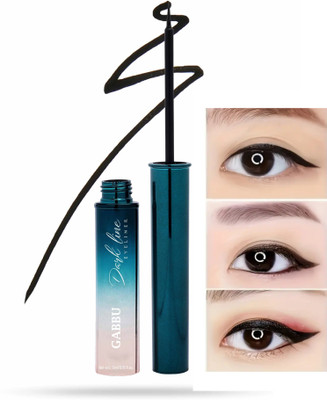 GABBU Smudge Eyeliner -Black| Intense Matte Finish | Quick Drying 5 ml(Black)