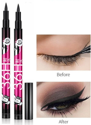 Luster Shine HD Waterproof and Smudge Proof Sketch Eyeliner 6 g(Black)