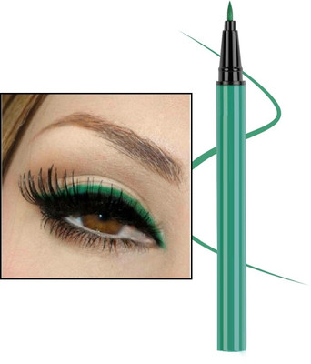 Latixmat Green Liquid Eyeliner long stay Water Proof & Smudge Proof 3.5 ml(green)