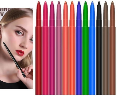 Amaryllis 12 Colourful Pencil Eye Liner 24 g(Multicolour)
