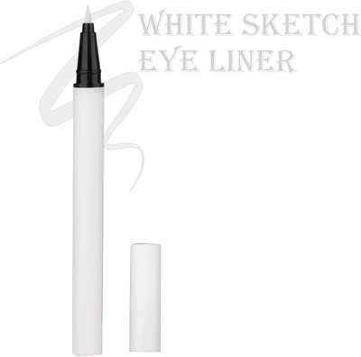 DARYUE White Sketch Pen Eyeliner, Waterproof, Non-Transfer & Smudge proof 3 g(White)