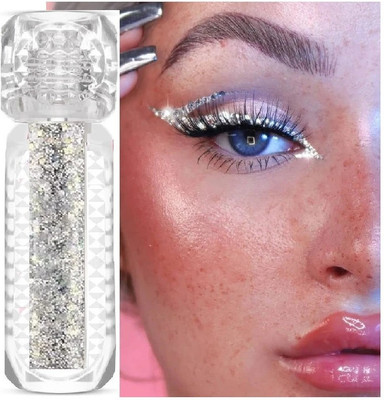 Arcanuy New diamond Glitter Eyeliner Silver 3.5 ml(silver)