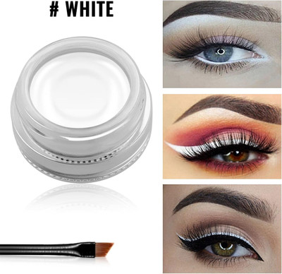 BLUEMERMAID Matte Eyeliner Gel, White Eyeliner 5 g(White)